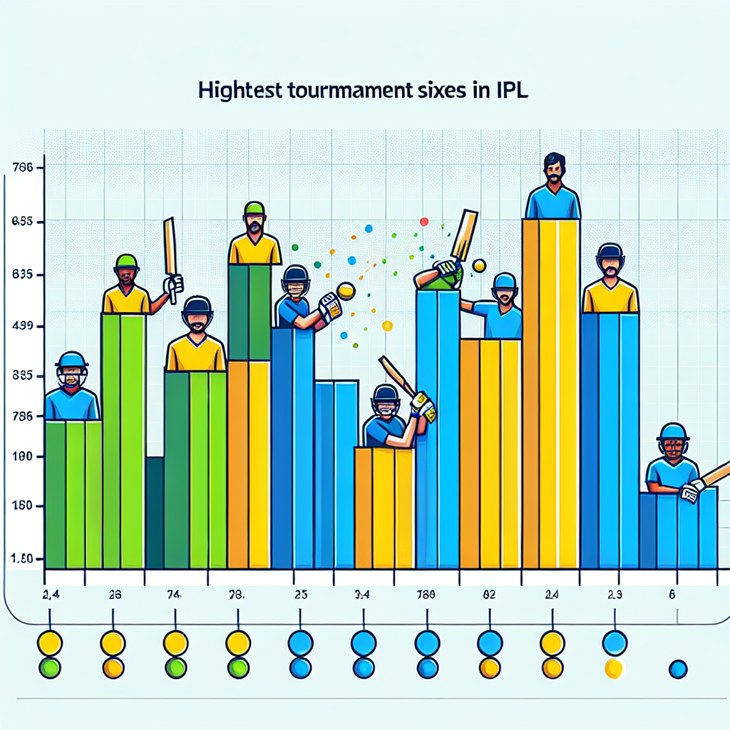 highest tournament sixes in ipl