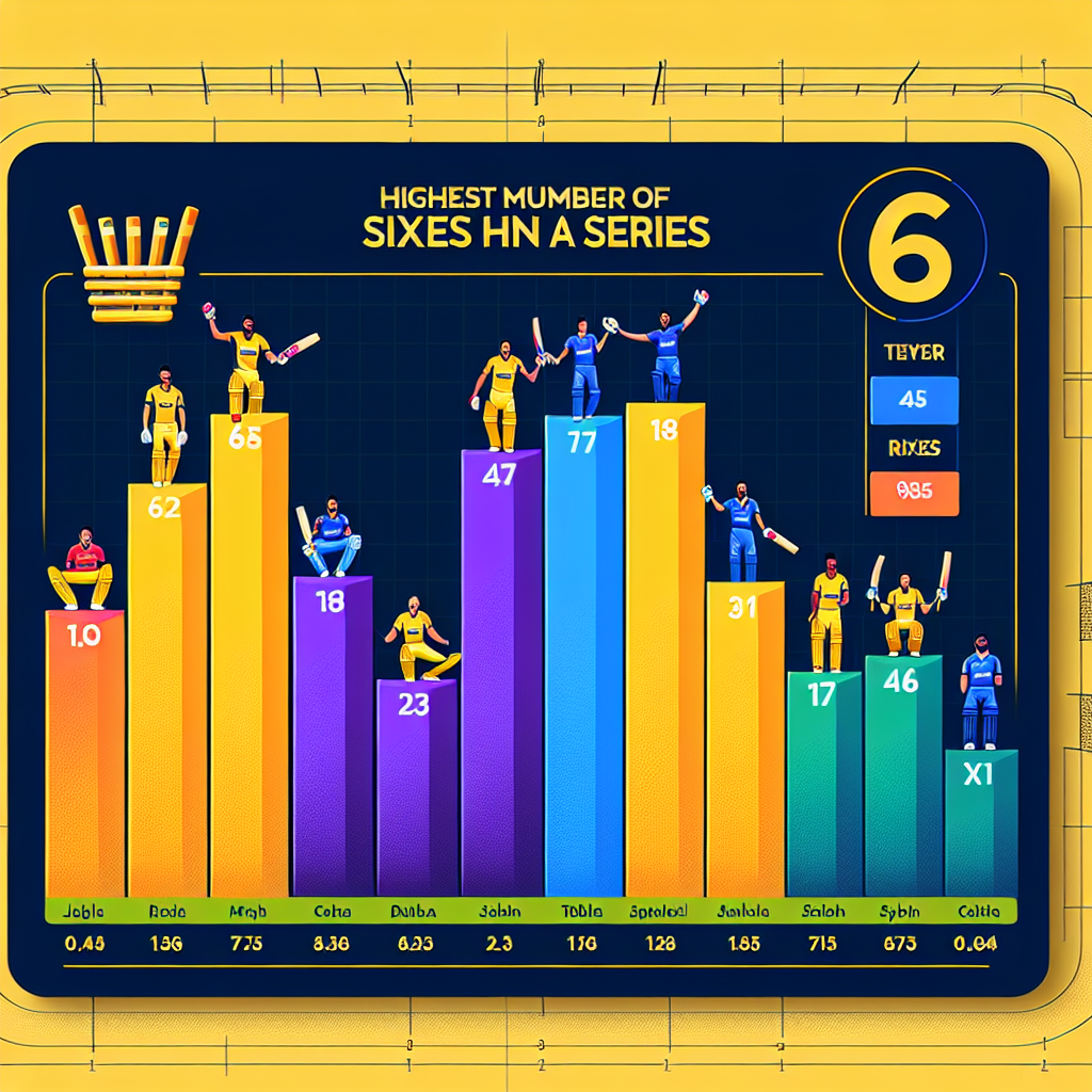 highest tournament sixes in ipl