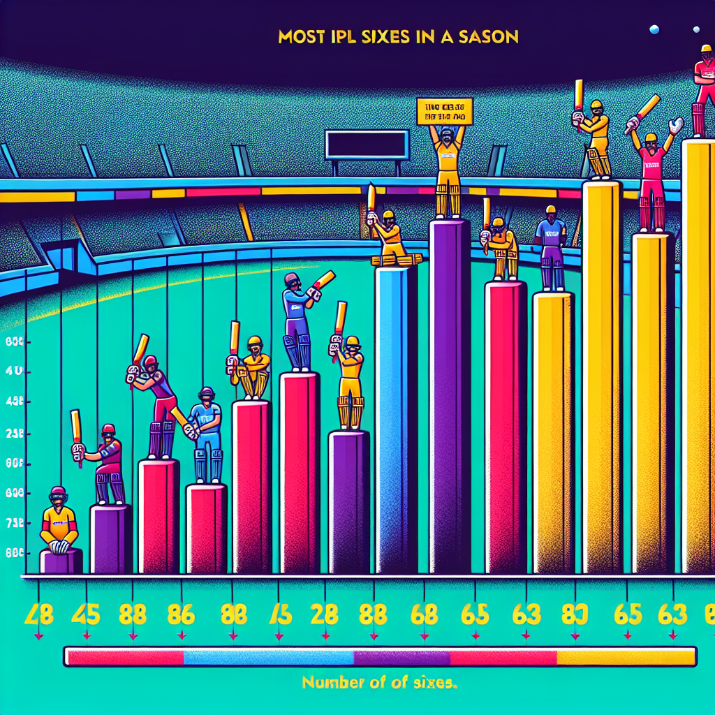 most ipl sixes in a season