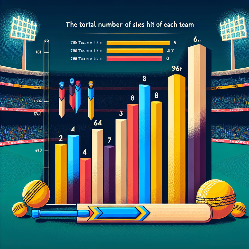 most sixes in ipl history by a team